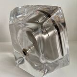 Crystal clock by Daum 1970