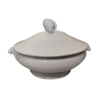 Soupière en porcelaine Blanche
