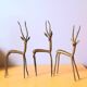 African antelopes in brass 70s