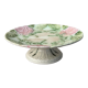 Compotier in slip pattern with art deco roses