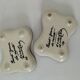 Pair of Henriot Quimper pocket emptiers model 137 – personalized Breton decor
