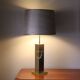 Hollywood Regency Brass Table Lamp