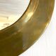 Round brass mirror 31 cm
