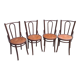 4 chaises bistrot vintage