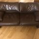 2-seater Maralunga leather sofa from Cassina