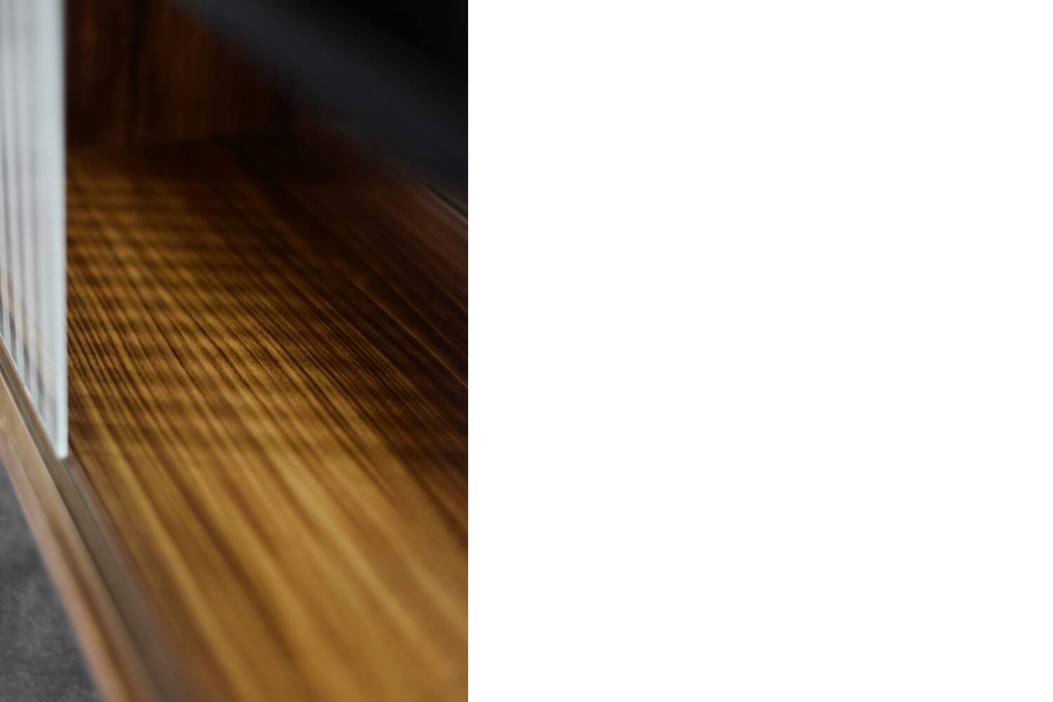 Vintage Mid-Century Scandinavian Modern Rosewood Highboard with Glass, 1960