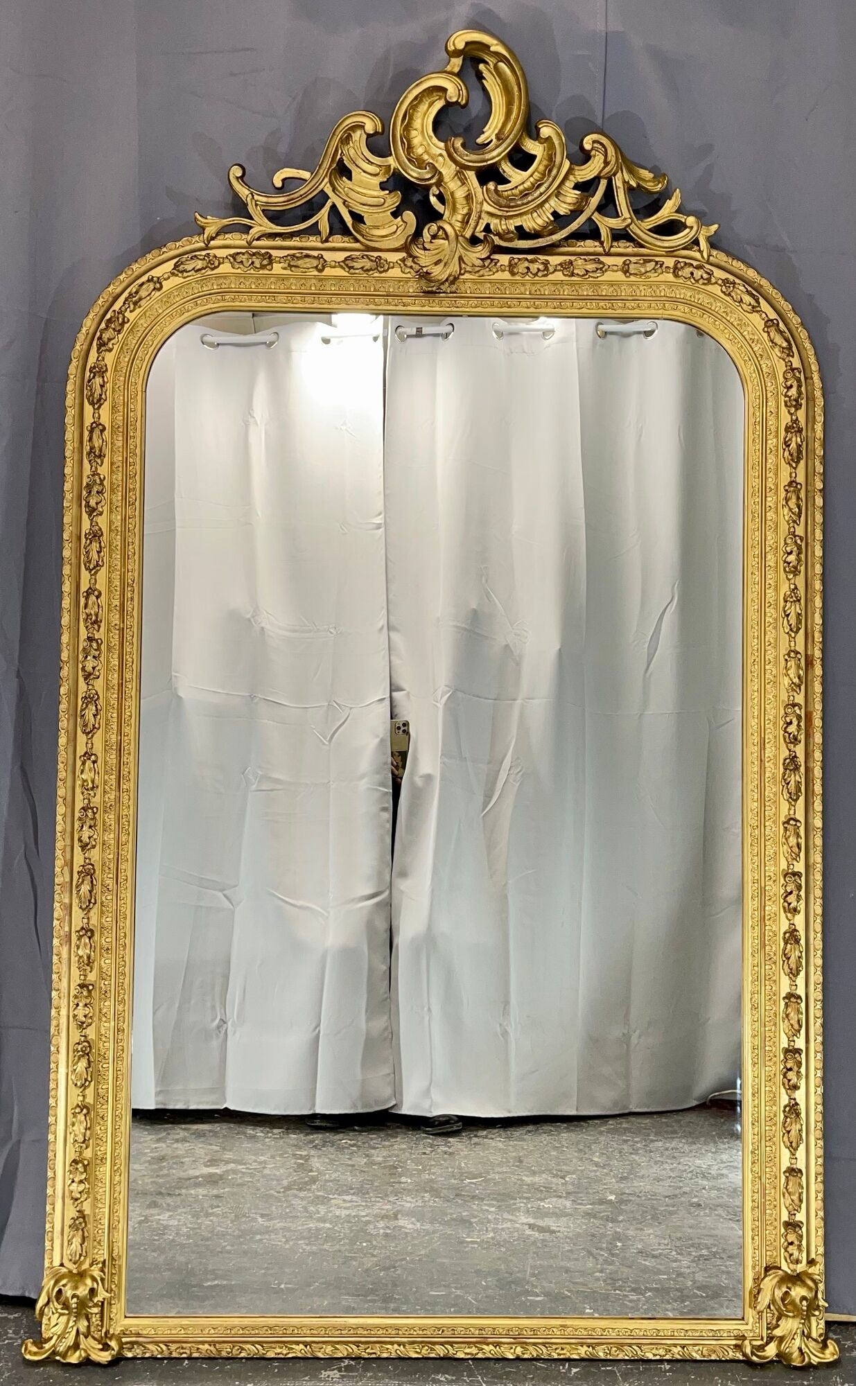Miroir 178 x109 époque XIXè, Napoléon III