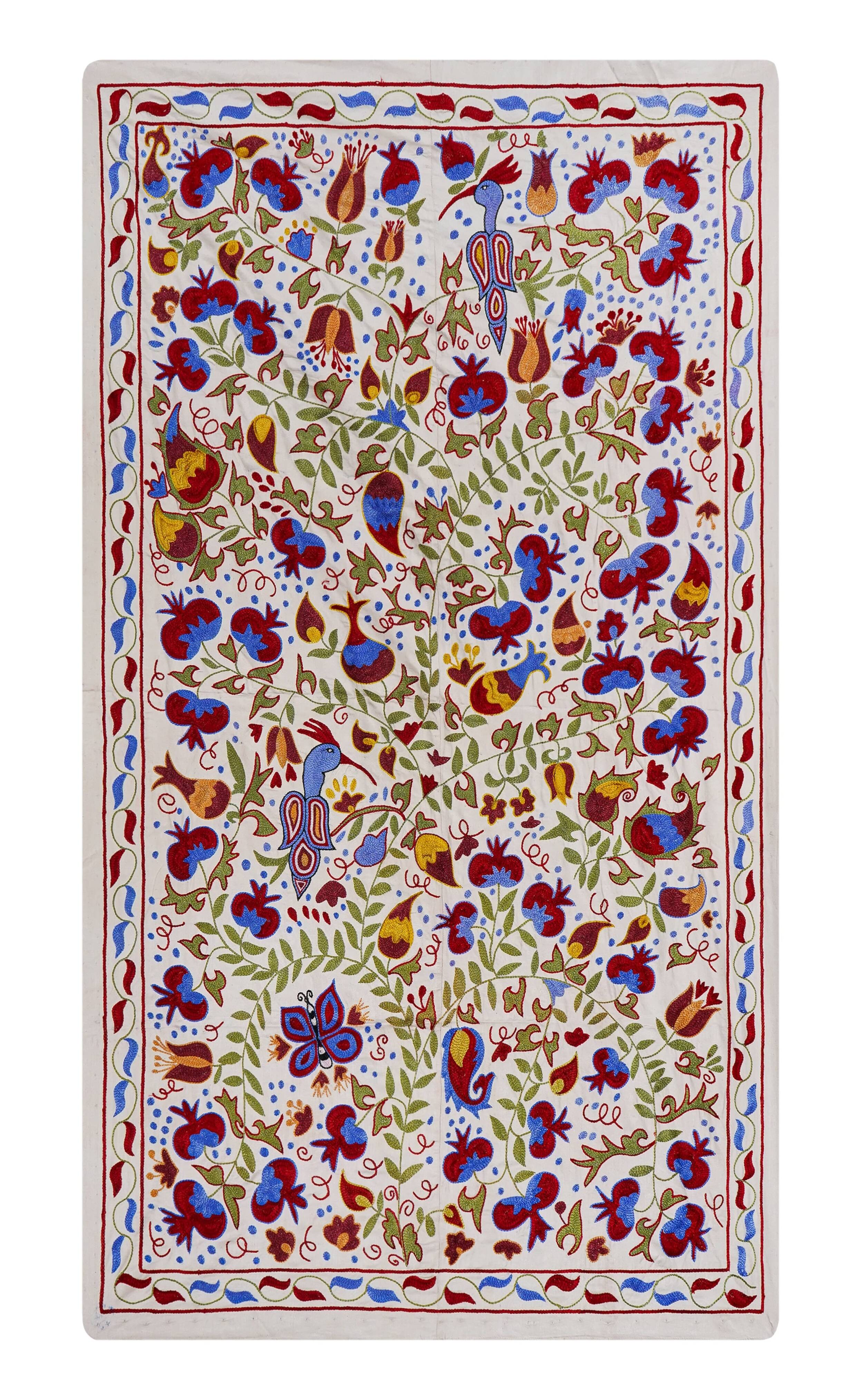 Hand-knotted rug, vintage Turkish rug 109x184 cm