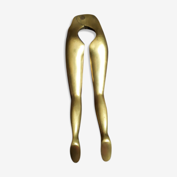 Casse-noix jambes nues bronze doré