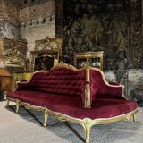 Golden wooden castle post from the Napoleonic III era.