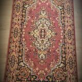 Wool and red cotton carpets