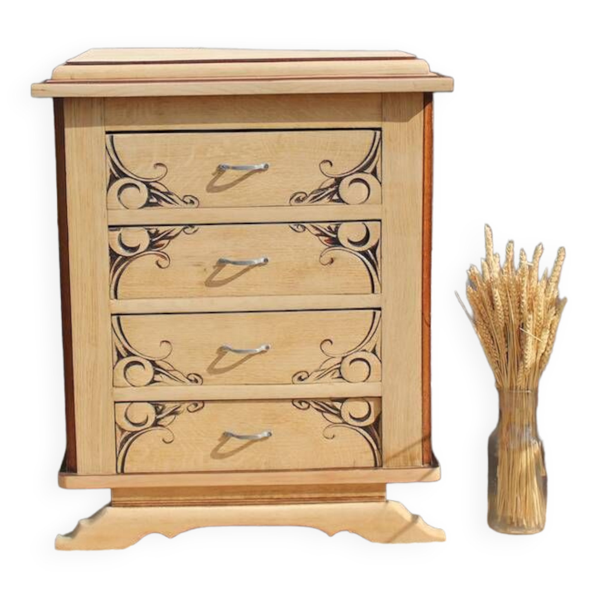Small art deco chest of drawers