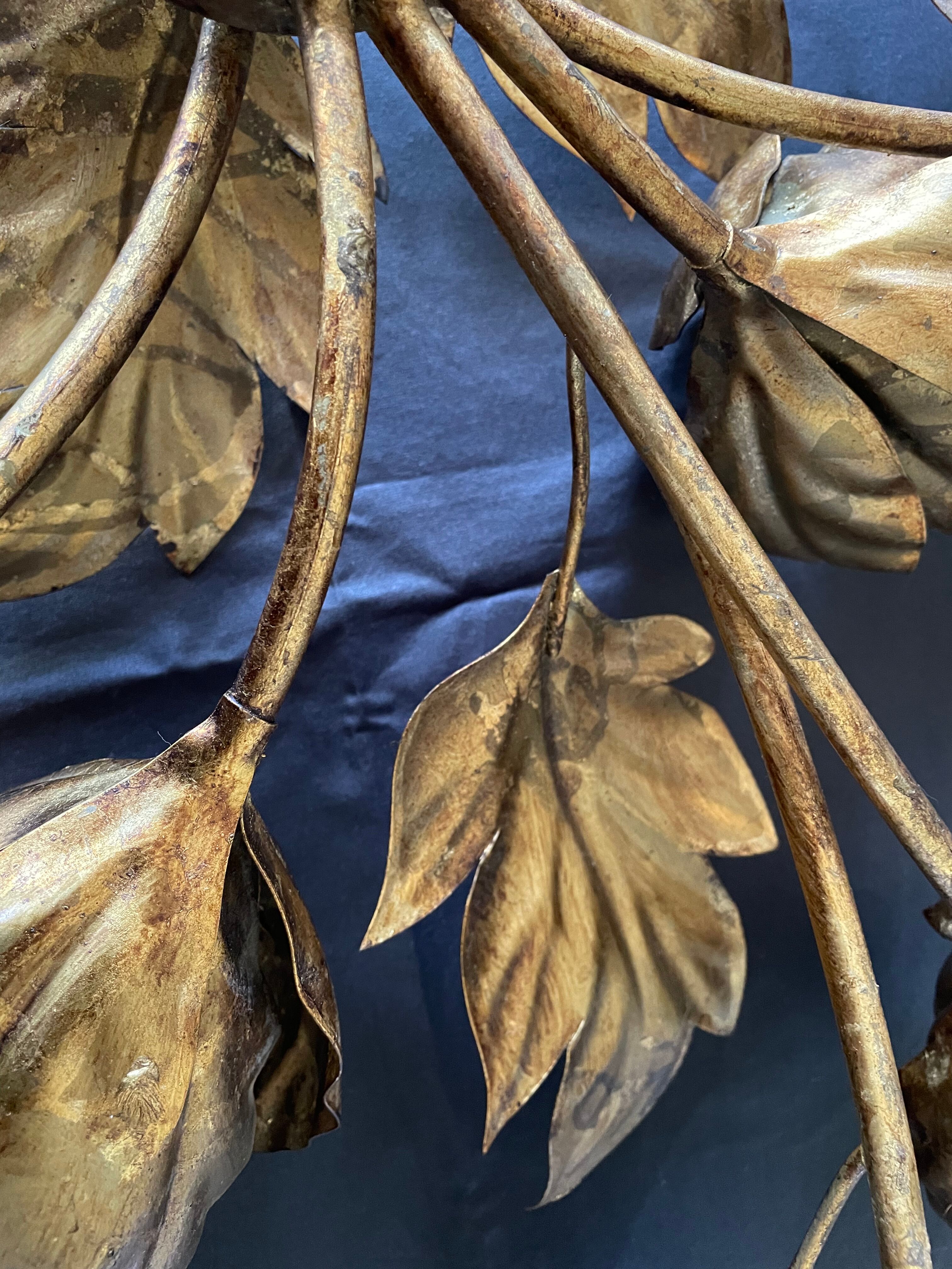 Metal wall lamp by Hans Kögl 1970