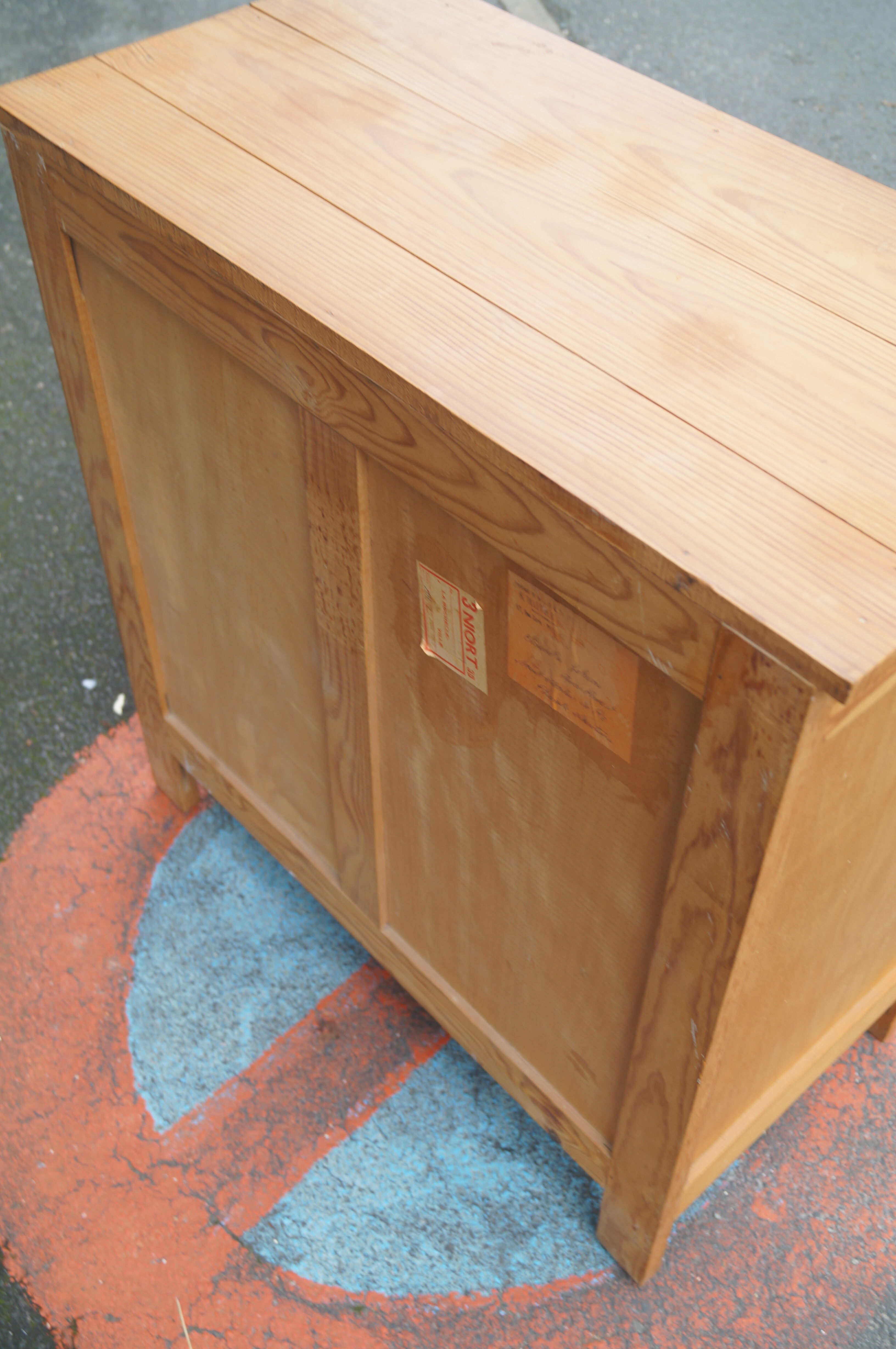 Solid wood chest of drawers 1970
