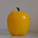 Vintage yellow apple ice bucket or ice cubes 1970 70's