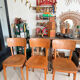 Set of 3 vintage Thonet bistro chairs