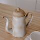 Enameled stoneware coffee pot
