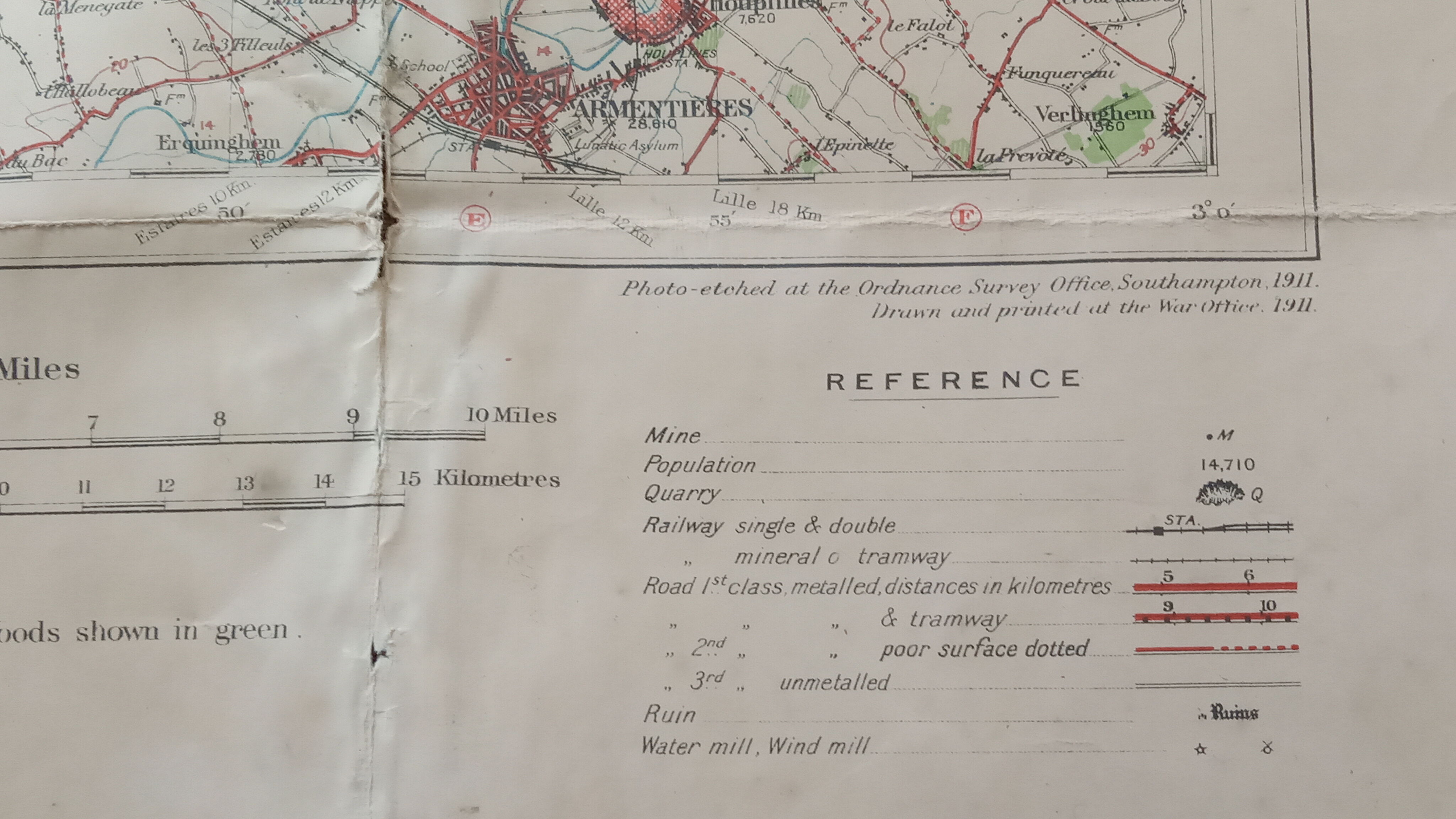 Ostend 1911's eye-watering map