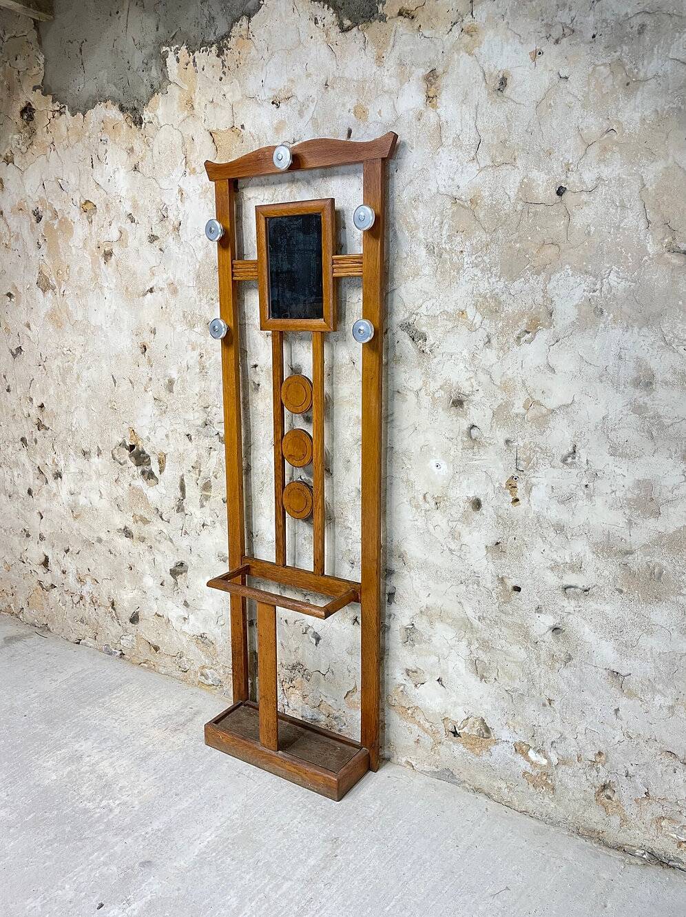 Art Deco coat rack