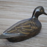 Brass metal duck