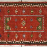 Soumak Kilim Rug in Wool – 95x52cm