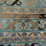 Small Distressed Turkish Runner Rug 79 x 330 cm