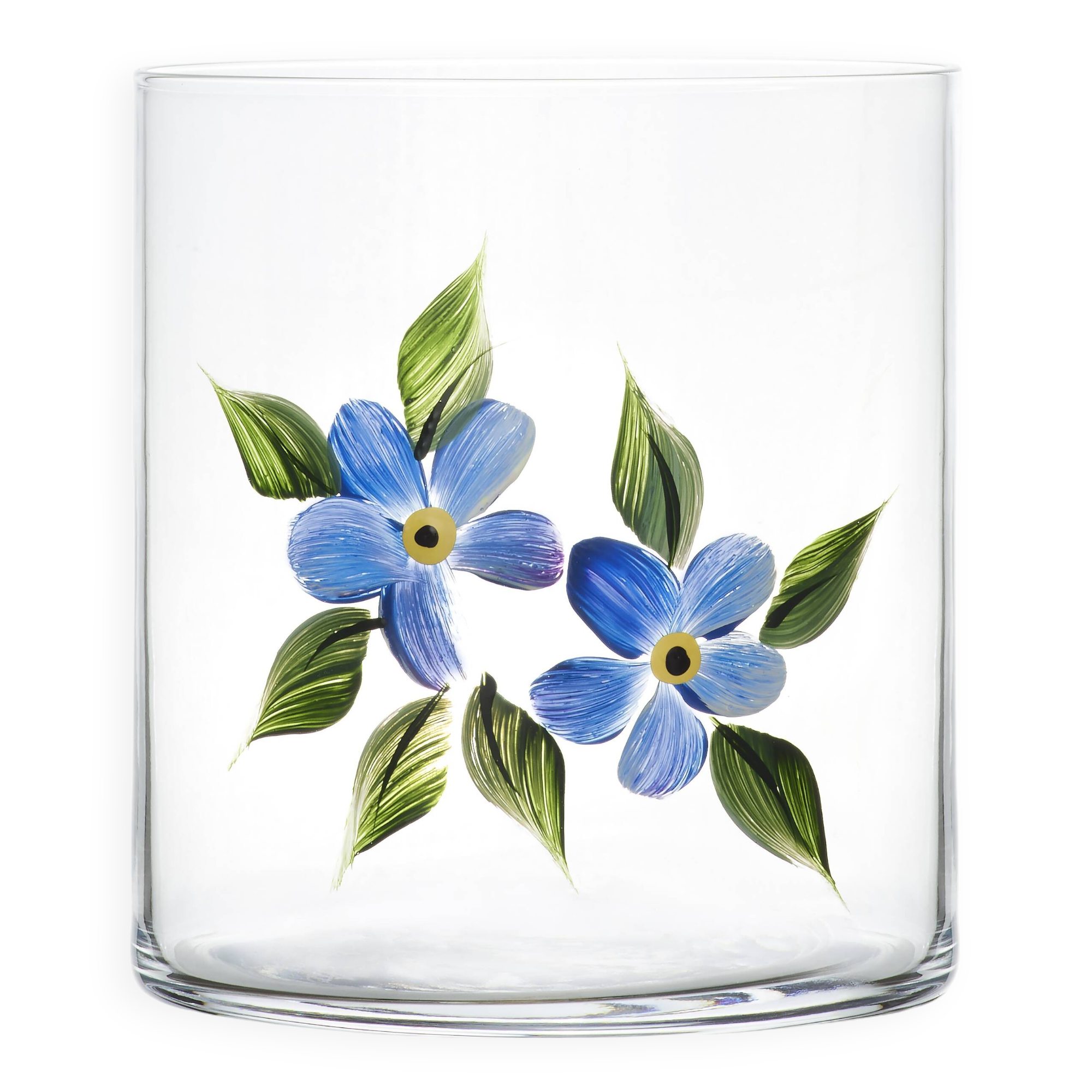Forget Me Not Crystal Tumbler