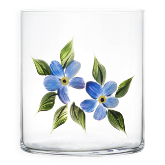 Forget Me Not Crystal Tumbler