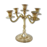 Mini Candelabra Chandelier brass