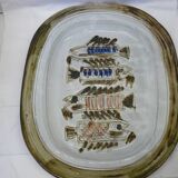 Plat décoratif albert thiry