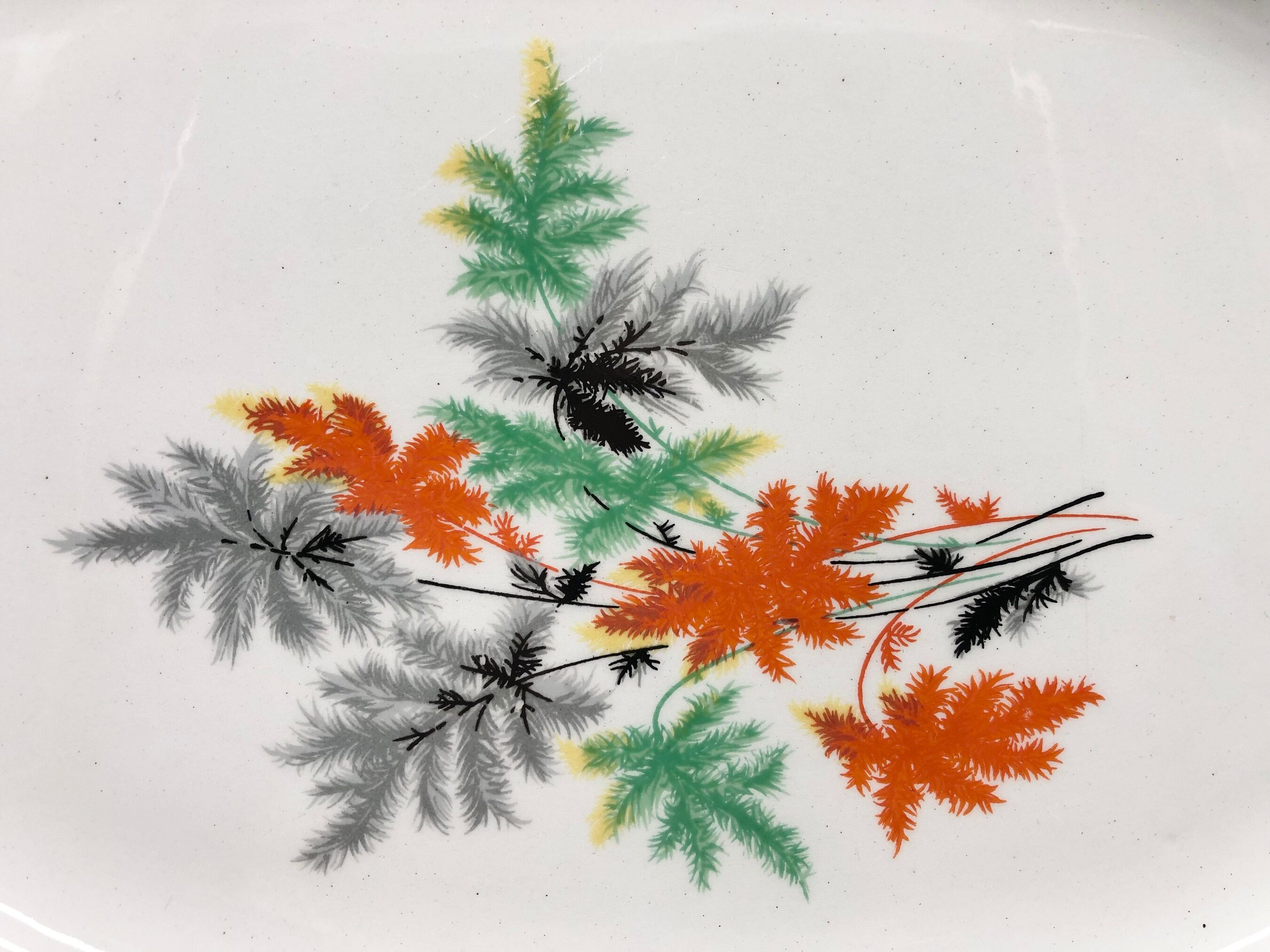 Oval serving dish "Orchies Moulin des Loups"