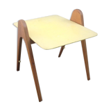 Table basse vintage pied compas