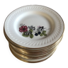 Set of 11 “Murier” dessert plates