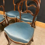 Série de 4 chaises XIXeme Napoléon III