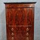 Period secretary Mahogany feather restoration circa 1820-1825