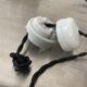 LOT 3 OLD VINTAGE OPALINE SUSPENSIONS