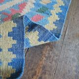 Handmade Persian Qashqai hallway rug 209x64cm