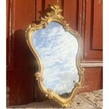 Louis XV style gilded mirror
