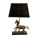Brass horse lamp 1970