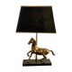 Brass horse lamp 1970