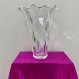 Glass vase made in France 70's