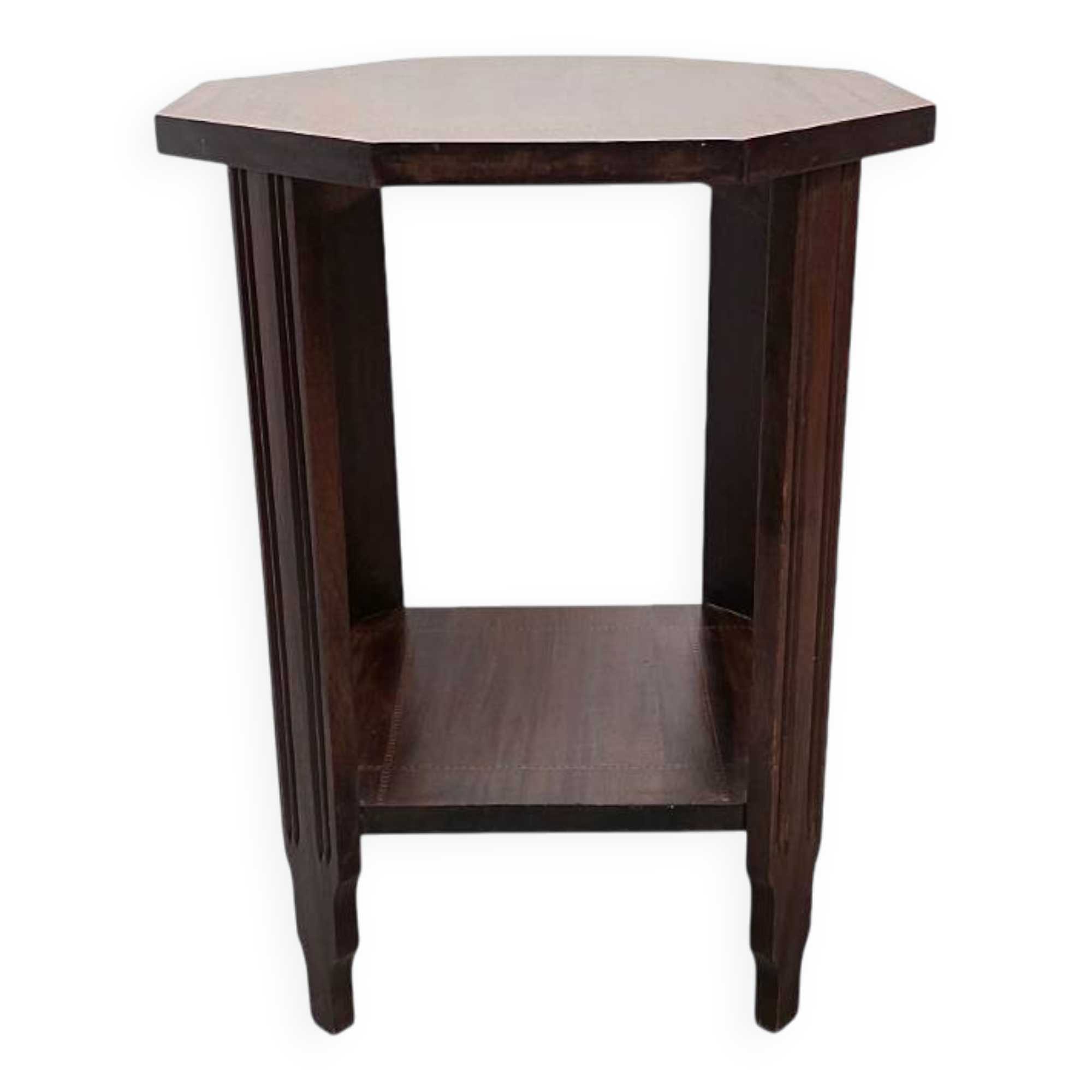 French Art Deco Mahogany Side Table, from around 1900