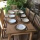 Ancienne table de ferme rénovée