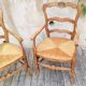 Old rustic armchairs