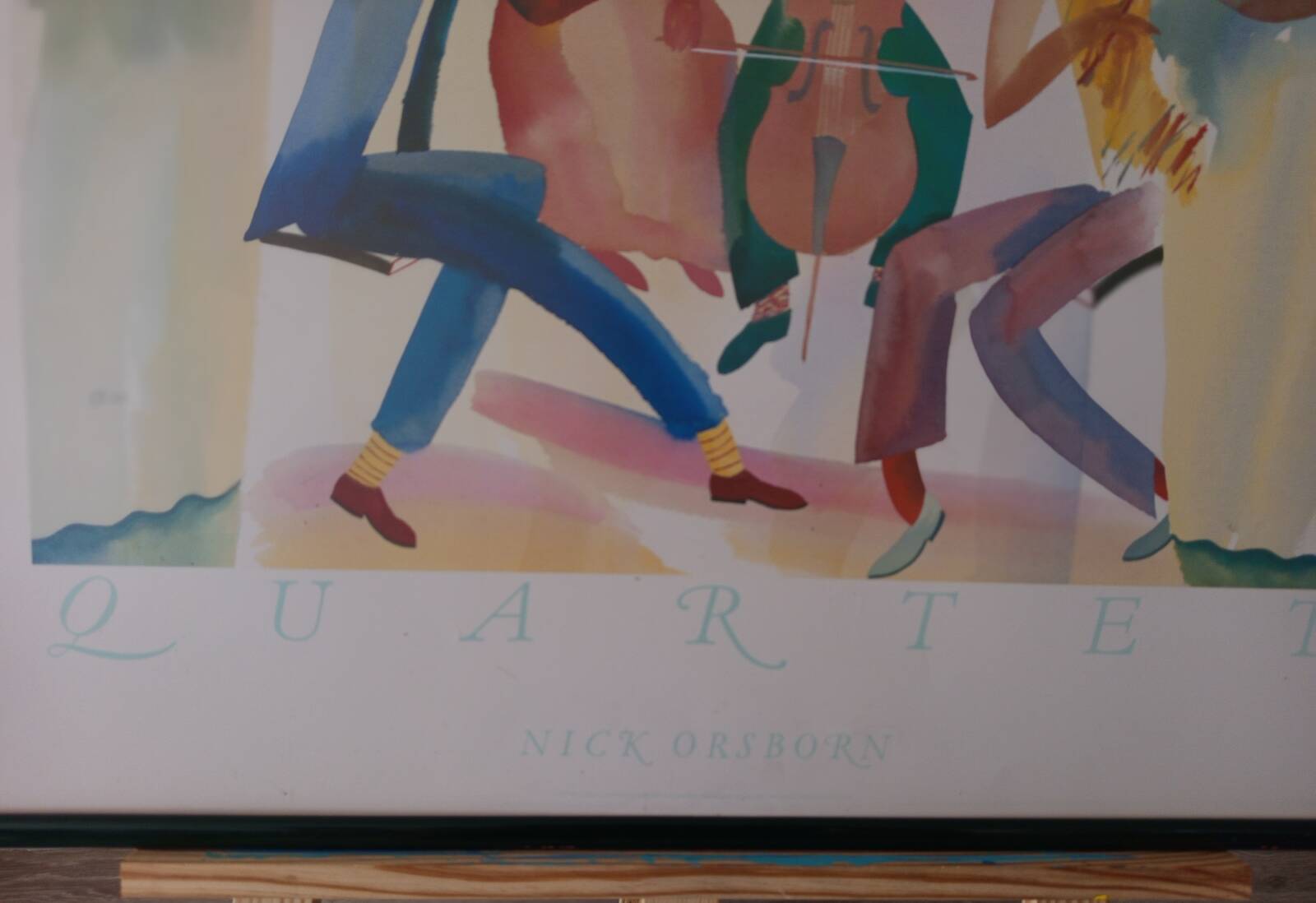 Nick Orsborn — Quartet — Vintage British Art Print, 1986