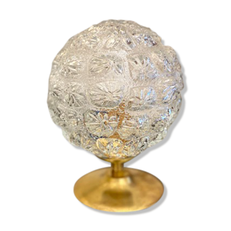 Glass "flower" globe lamp