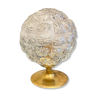 Lampe globe “fleur” en verre