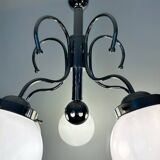 Italian design bistro chandelier from the 70s