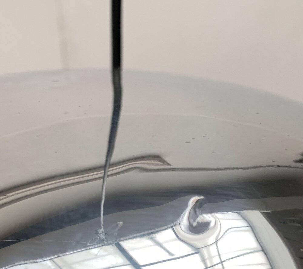 Mid-century Danish suspension light by Jo Hammerborg for Fog & Mørup, 1960s.