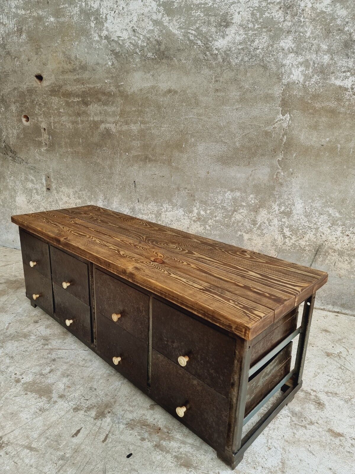 Industrial chest of drawers TV cabinet or sideboard